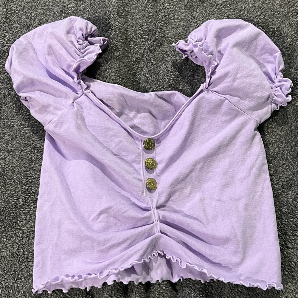 X-small purple/pink shirt